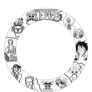 Grabado de One Piece